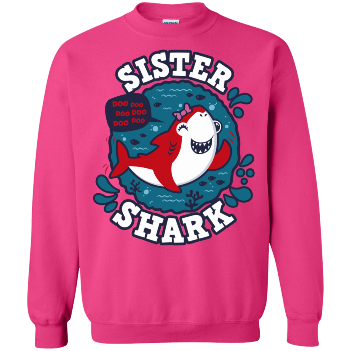 Sweatshirts Heliconia / S Shark Family trazo - Sister Crewneck Sweatshirt