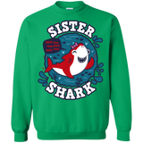 Sweatshirts Irish Green / S Shark Family trazo - Sister Crewneck Sweatshirt