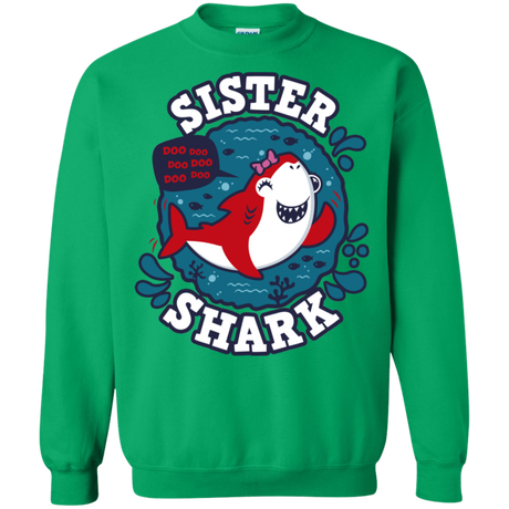 Sweatshirts Irish Green / S Shark Family trazo - Sister Crewneck Sweatshirt