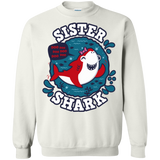 Sweatshirts White / S Shark Family trazo - Sister Crewneck Sweatshirt