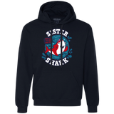 Sweatshirts Navy / S Shark Family trazo - Sister Premium Fleece Hoodie