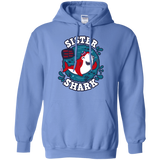 Sweatshirts Carolina Blue / S Shark Family trazo - Sister Pullover Hoodie