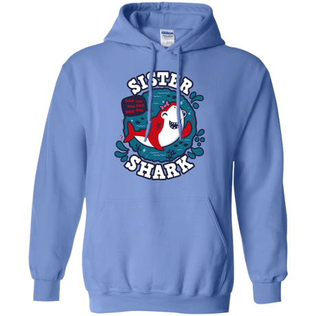 Sweatshirts Carolina Blue / S Shark Family trazo - Sister Pullover Hoodie