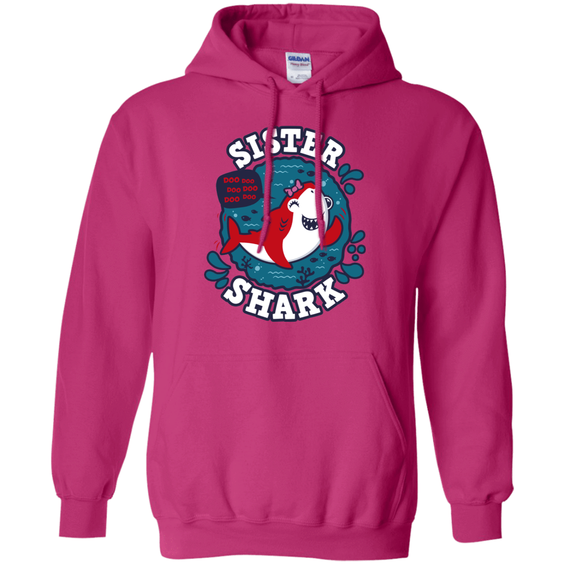 Sweatshirts Heliconia / S Shark Family trazo - Sister Pullover Hoodie