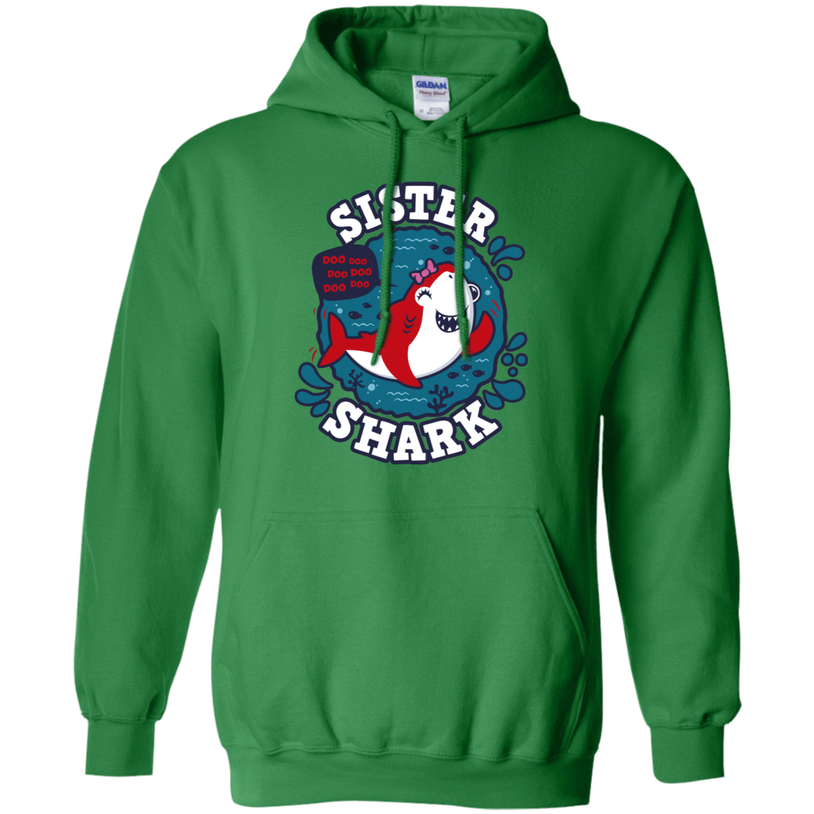 Sweatshirts Irish Green / S Shark Family trazo - Sister Pullover Hoodie