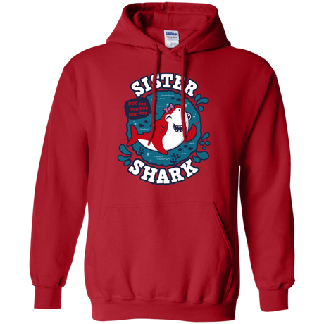 Sweatshirts Red / S Shark Family trazo - Sister Pullover Hoodie