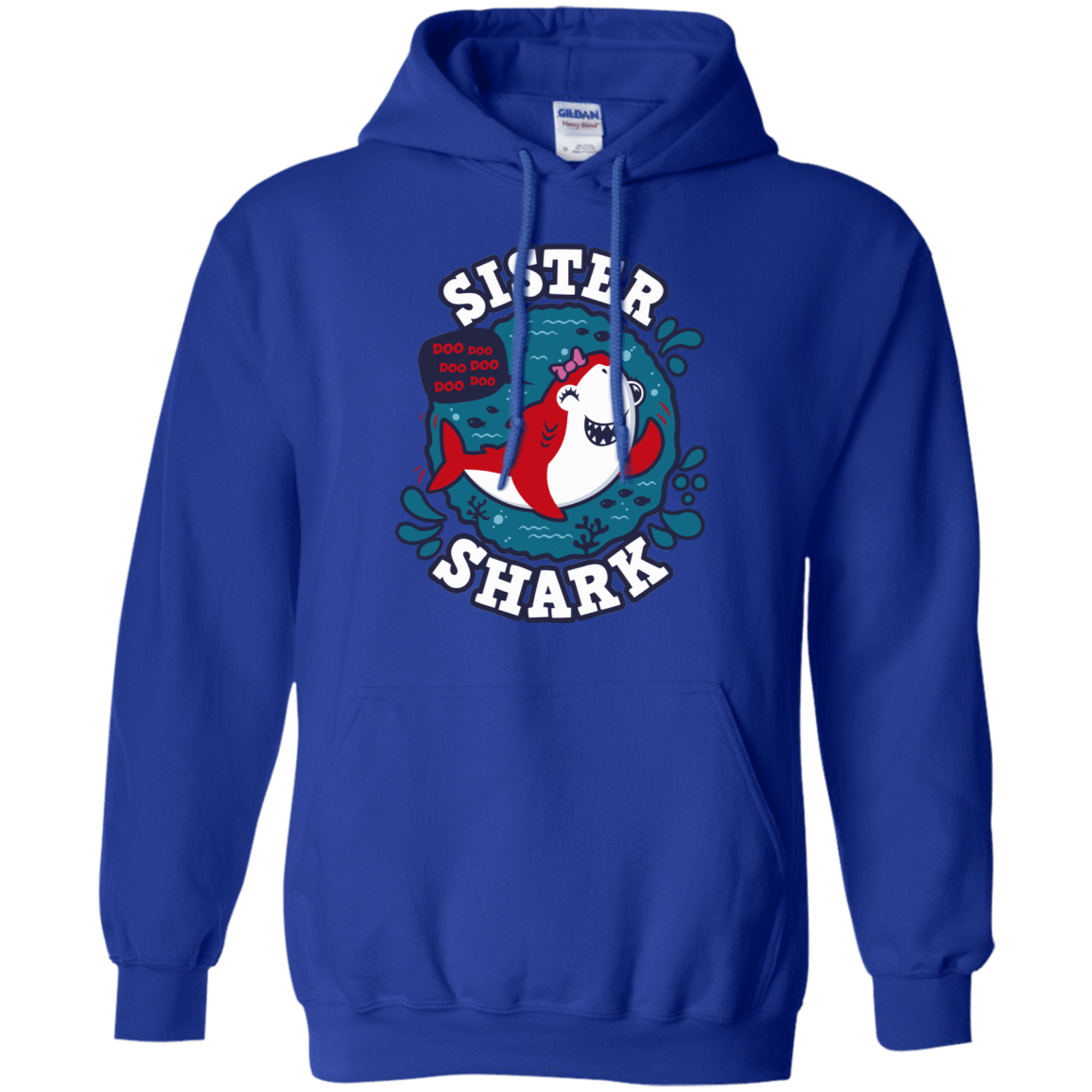 Sweatshirts Royal / S Shark Family trazo - Sister Pullover Hoodie