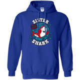 Sweatshirts Royal / S Shark Family trazo - Sister Pullover Hoodie