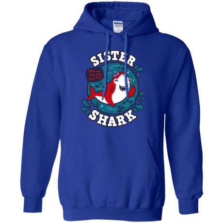 Sweatshirts Royal / S Shark Family trazo - Sister Pullover Hoodie