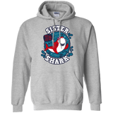 Sweatshirts Sport Grey / S Shark Family trazo - Sister Pullover Hoodie