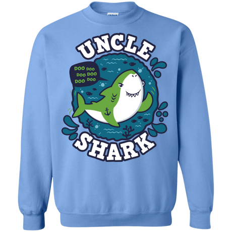 Sweatshirts Carolina Blue / S Shark Family trazo - Uncle Crewneck Sweatshirt