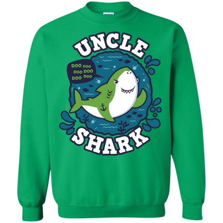 Sweatshirts Irish Green / S Shark Family trazo - Uncle Crewneck Sweatshirt