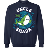 Sweatshirts Navy / S Shark Family trazo - Uncle Crewneck Sweatshirt