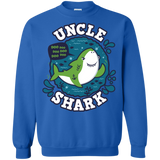 Sweatshirts Royal / S Shark Family trazo - Uncle Crewneck Sweatshirt