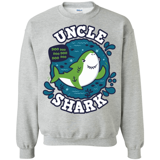 Sweatshirts Sport Grey / S Shark Family trazo - Uncle Crewneck Sweatshirt