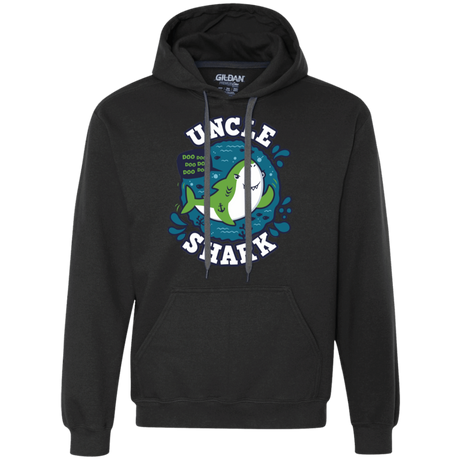 Sweatshirts Black / S Shark Family trazo - Uncle Premium Fleece Hoodie