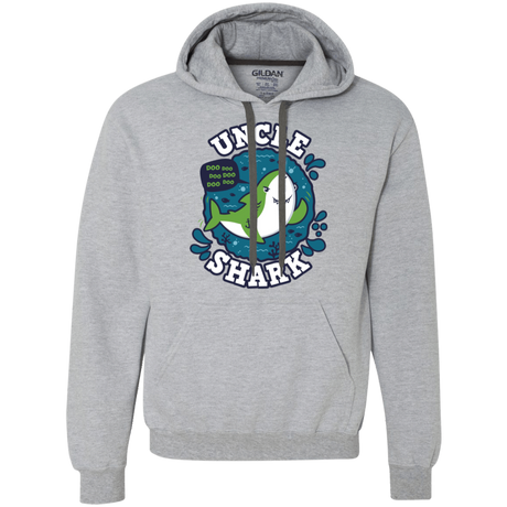 Sweatshirts Sport Grey / 2XL Shark Family trazo - Uncle Premium Fleece Hoodie