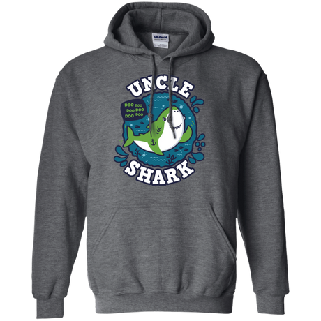 Sweatshirts Dark Heather / S Shark Family trazo - Uncle Pullover Hoodie