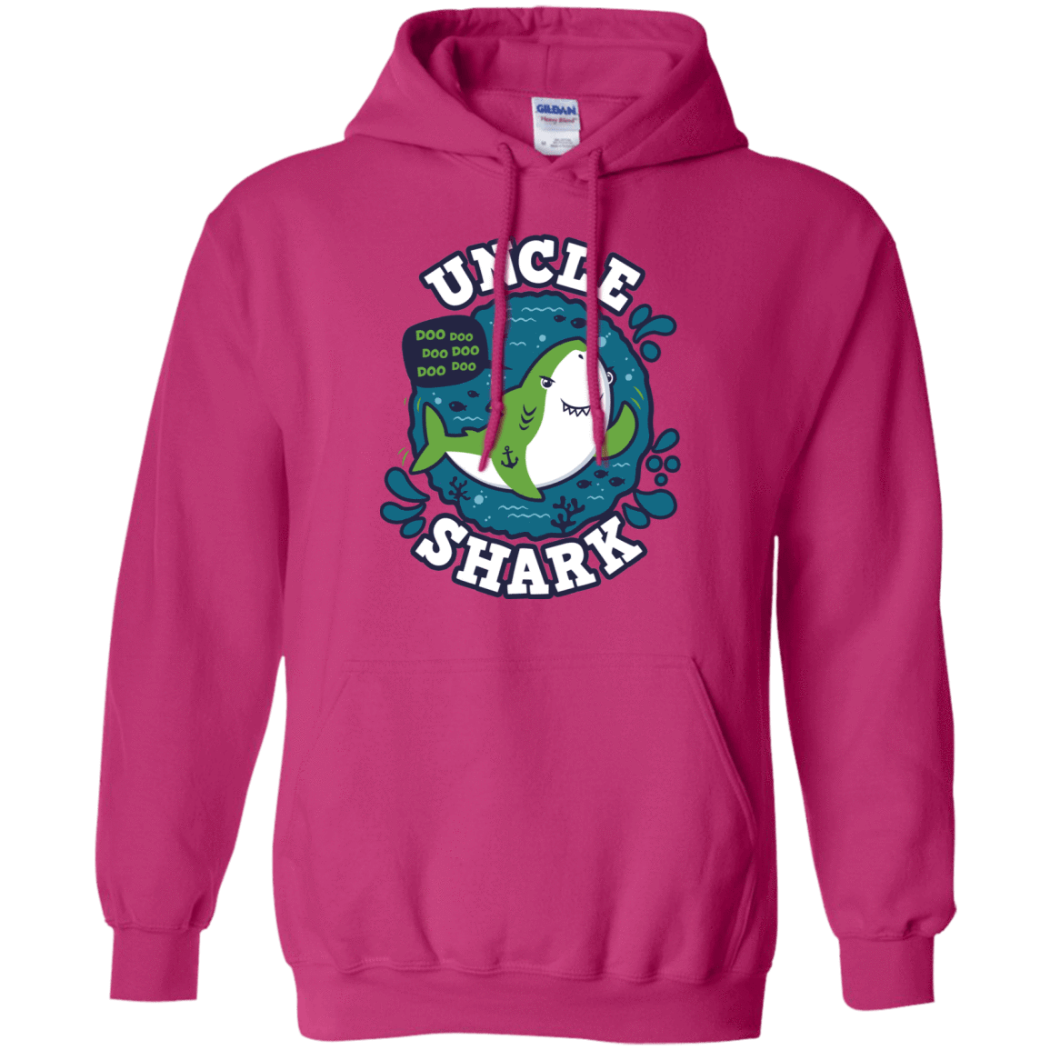 Sweatshirts Heliconia / S Shark Family trazo - Uncle Pullover Hoodie