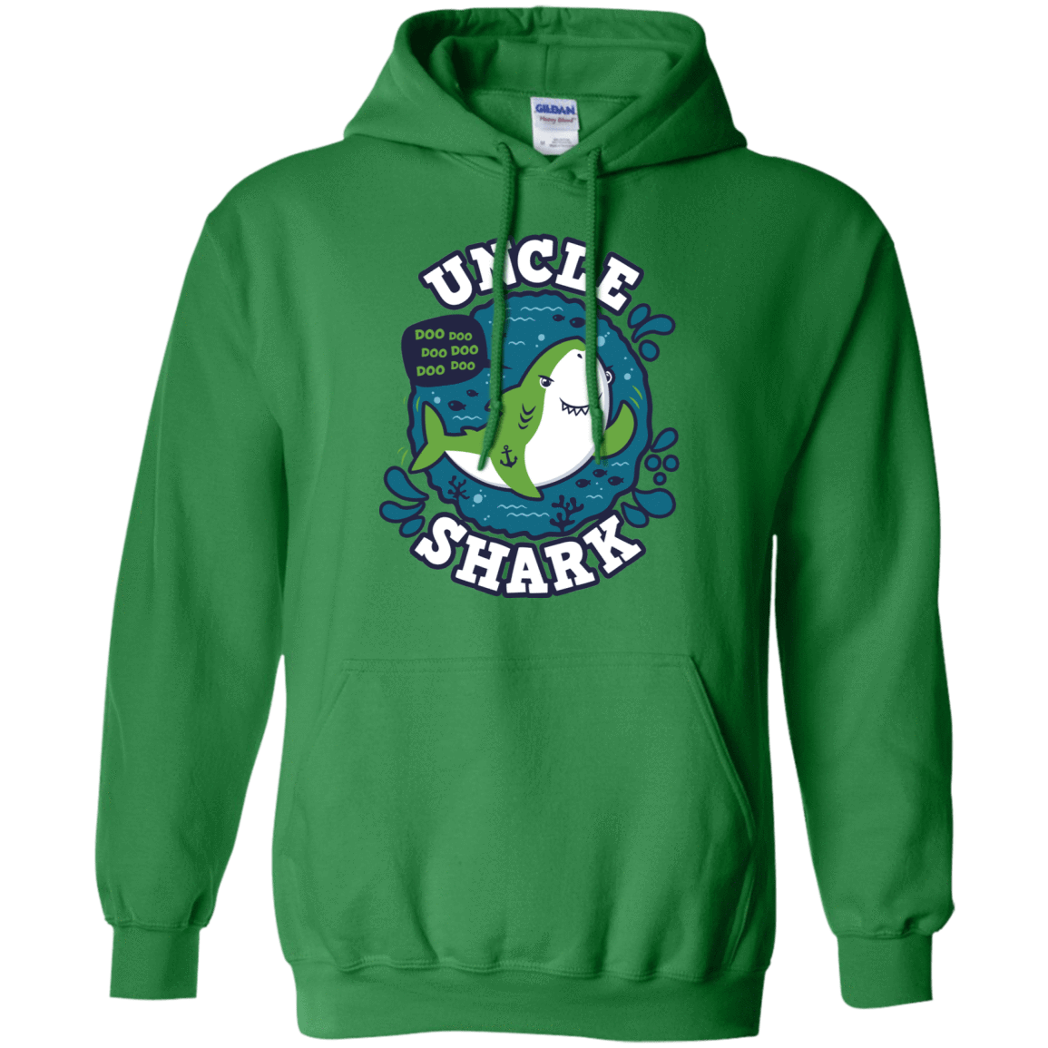 Sweatshirts Irish Green / S Shark Family trazo - Uncle Pullover Hoodie