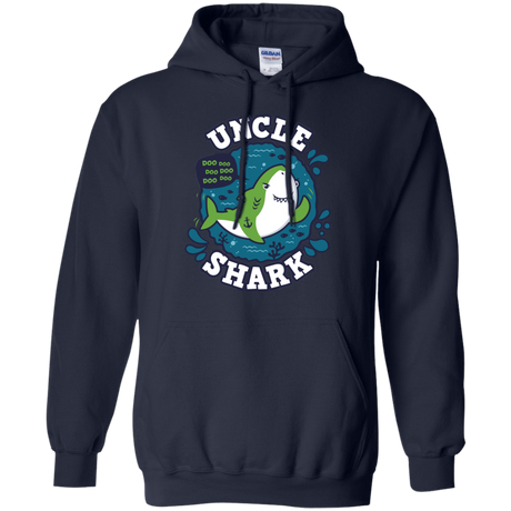 Sweatshirts Navy / S Shark Family trazo - Uncle Pullover Hoodie