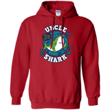 Sweatshirts Red / S Shark Family trazo - Uncle Pullover Hoodie