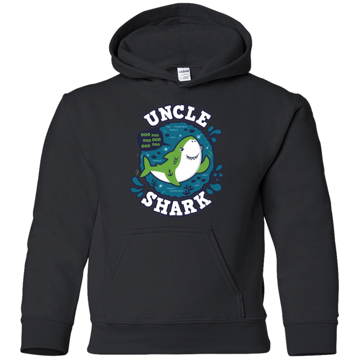 Sweatshirts Black / YS Shark Family trazo - Uncle Youth Hoodie