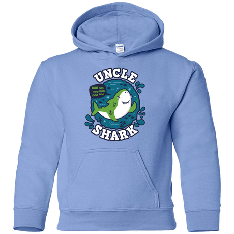 Sweatshirts Carolina Blue / YS Shark Family trazo - Uncle Youth Hoodie