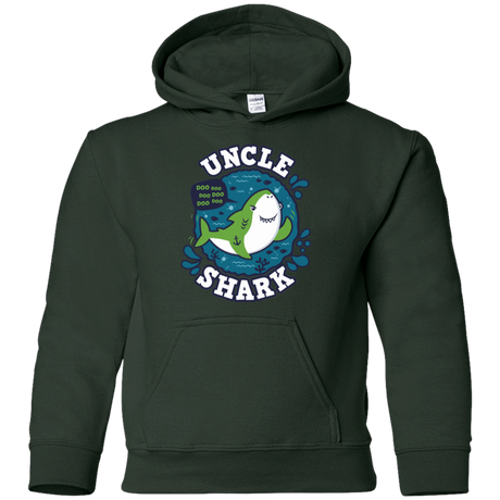 Sweatshirts Forest Green / YS Shark Family trazo - Uncle Youth Hoodie