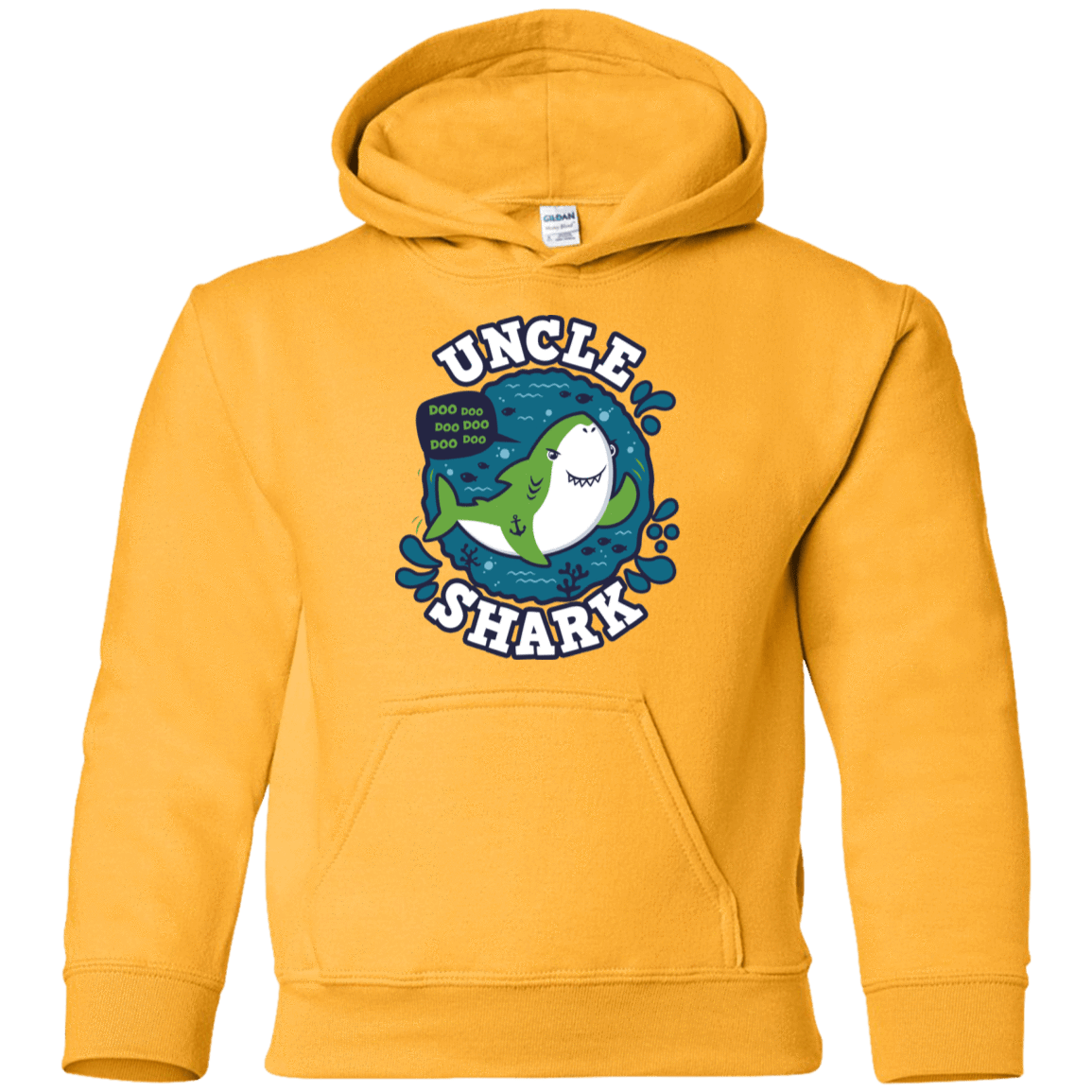 Sweatshirts Gold / YS Shark Family trazo - Uncle Youth Hoodie