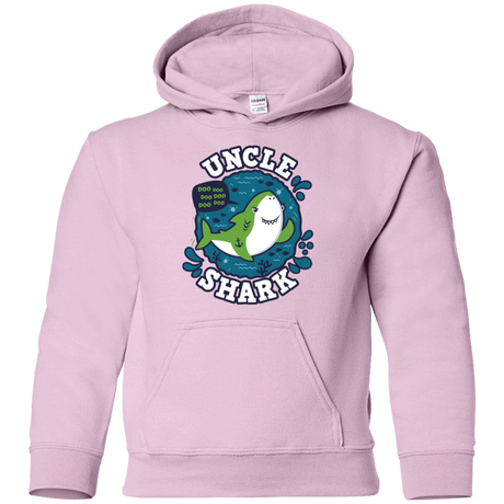 Sweatshirts Light Pink / YS Shark Family trazo - Uncle Youth Hoodie