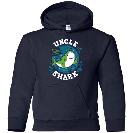 Sweatshirts Navy / YS Shark Family trazo - Uncle Youth Hoodie