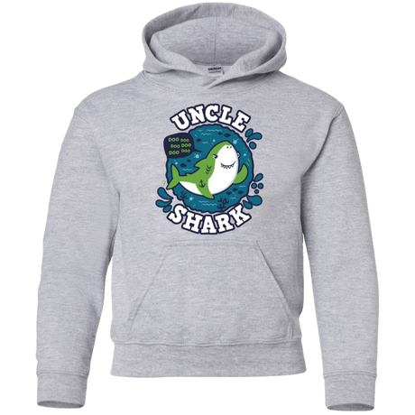 Sweatshirts Sport Grey / YS Shark Family trazo - Uncle Youth Hoodie