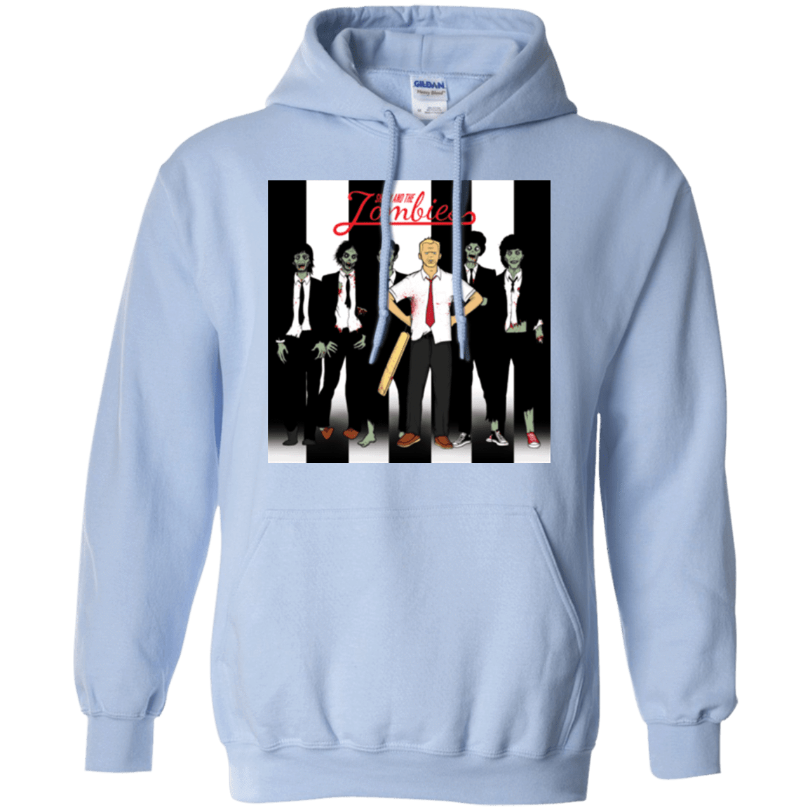 Sweatshirts Light Blue / Small Shaun and the Zombies Pullover Hoodie