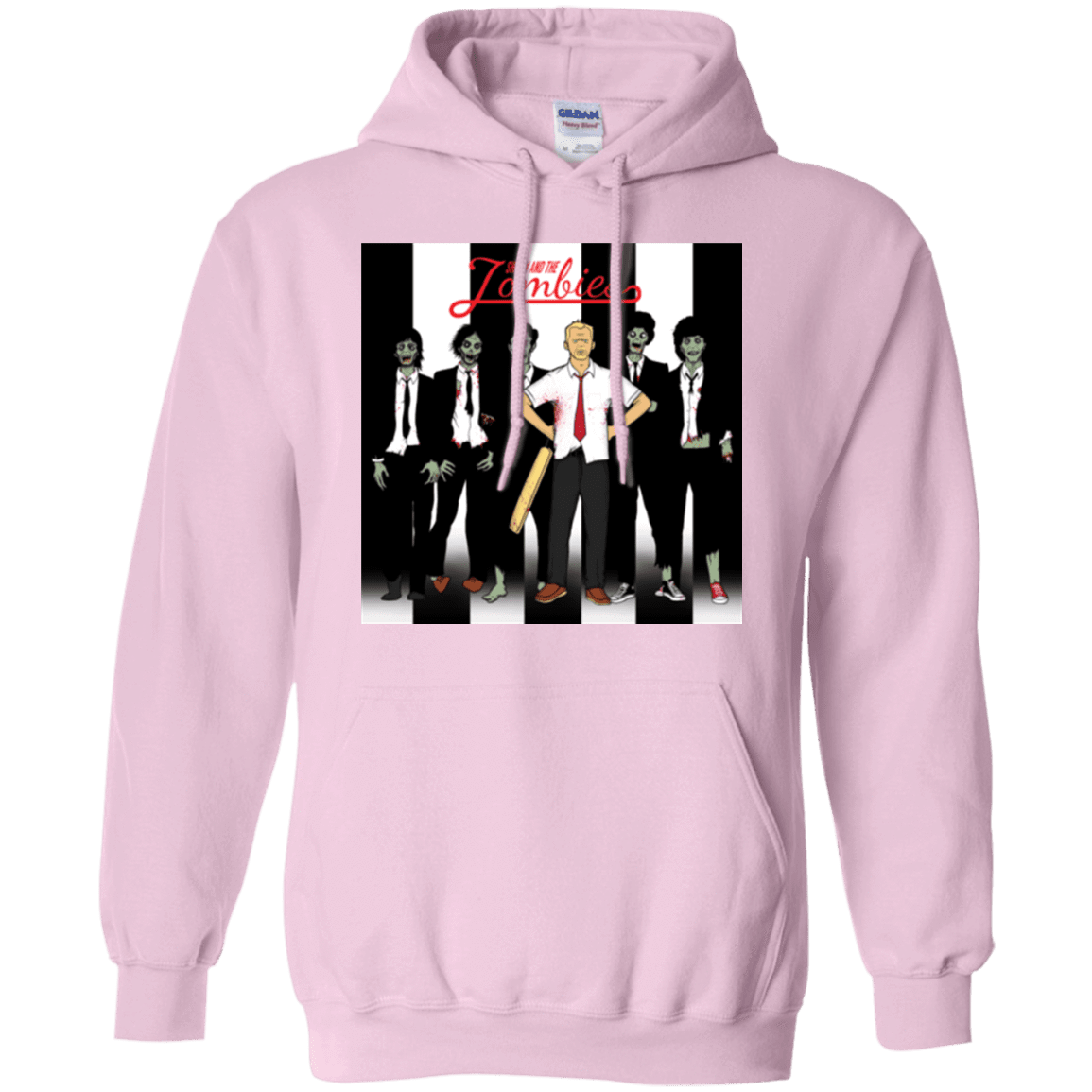 Sweatshirts Light Pink / Small Shaun and the Zombies Pullover Hoodie