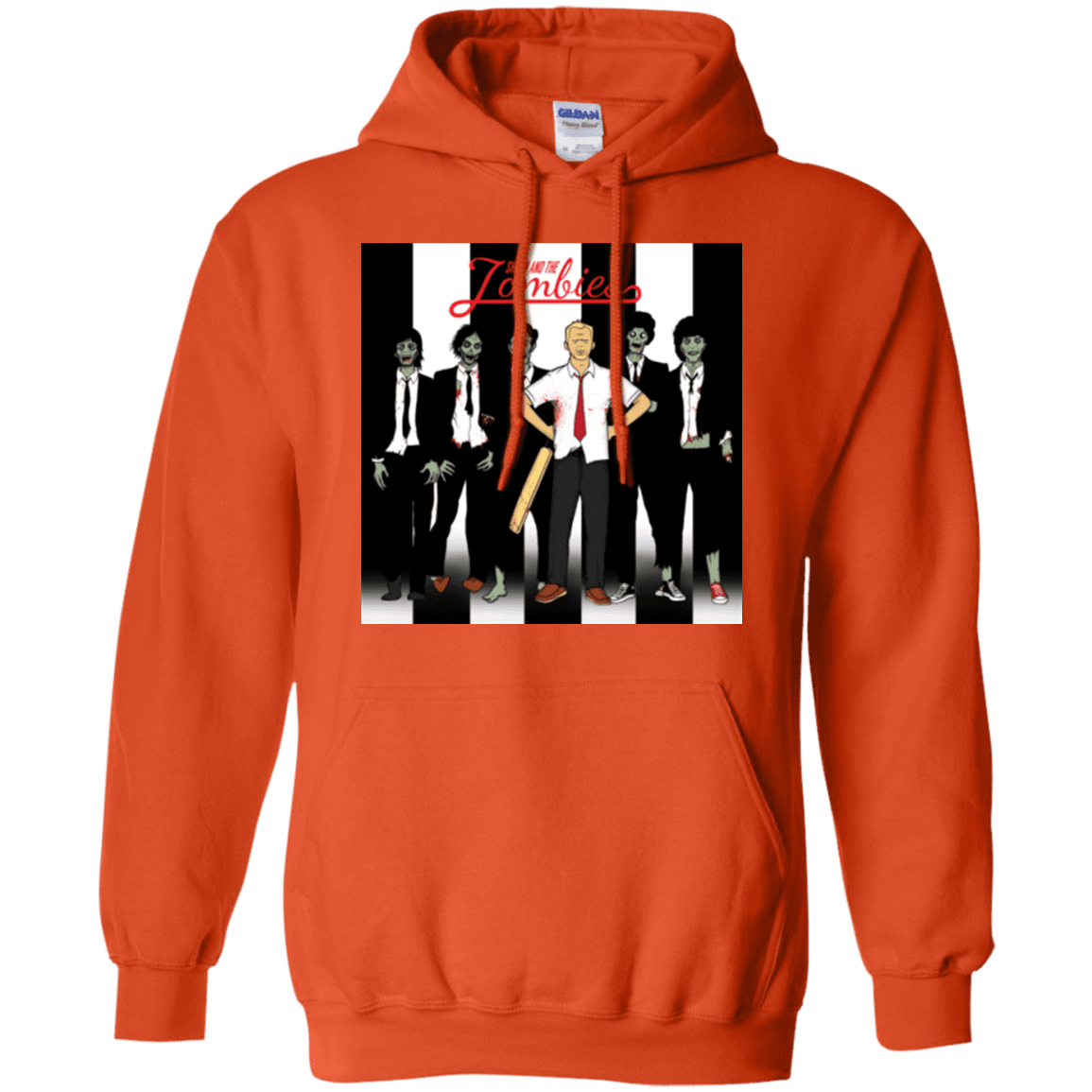 Sweatshirts Orange / Small Shaun and the Zombies Pullover Hoodie