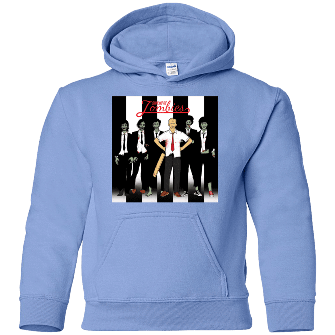 Sweatshirts Carolina Blue / YS Shaun and the Zombies Youth Hoodie