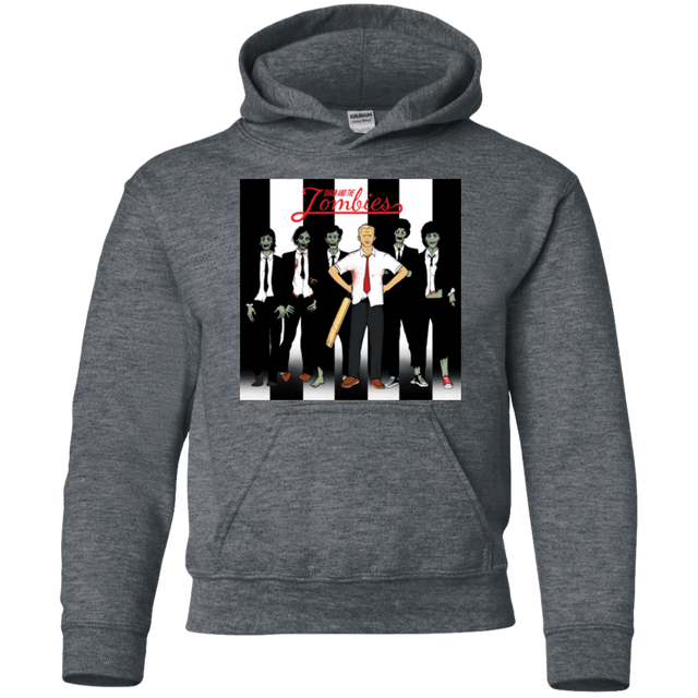 Sweatshirts Dark Heather / YS Shaun and the Zombies Youth Hoodie