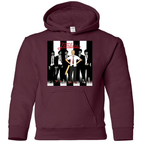 Sweatshirts Maroon / YS Shaun and the Zombies Youth Hoodie