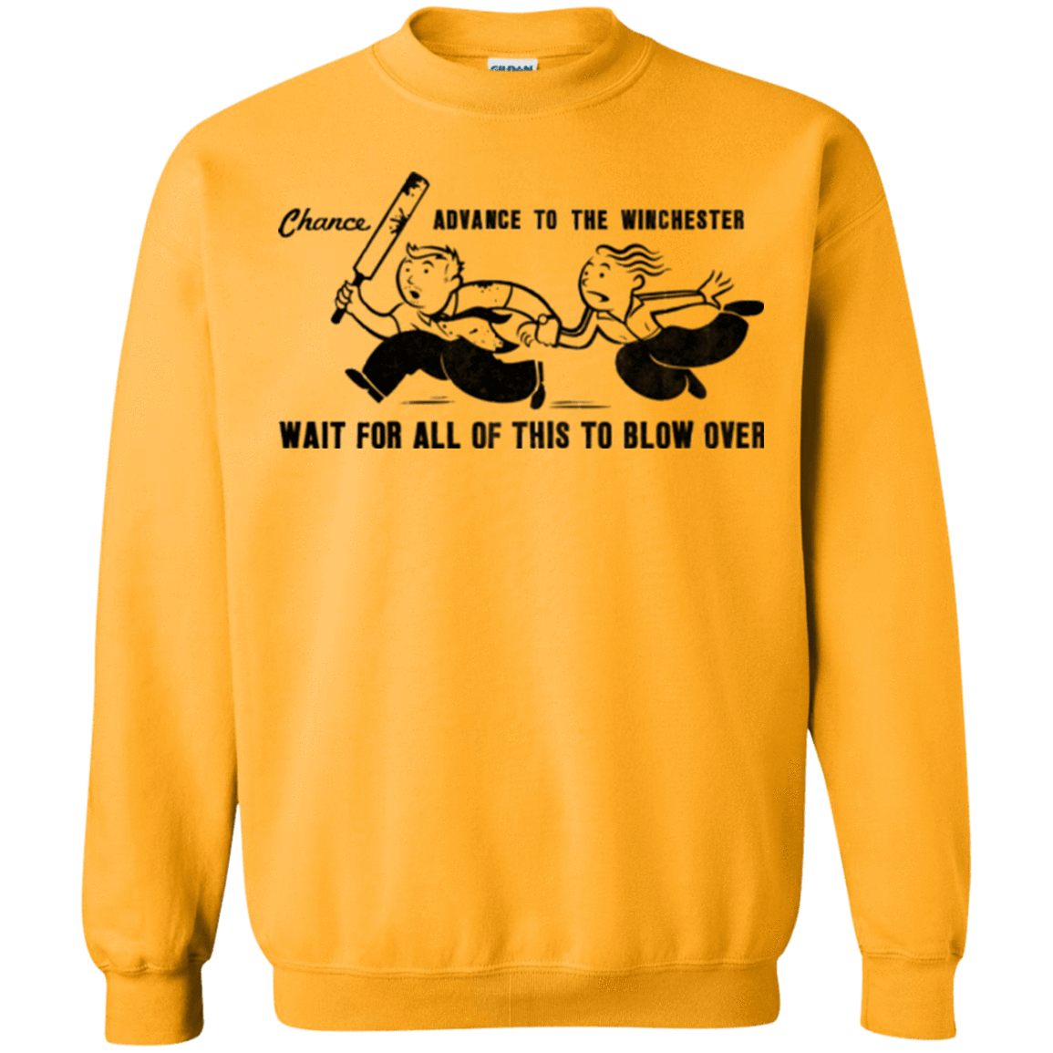 Sweatshirts Gold / Small Shauns Last Chance Crewneck Sweatshirt