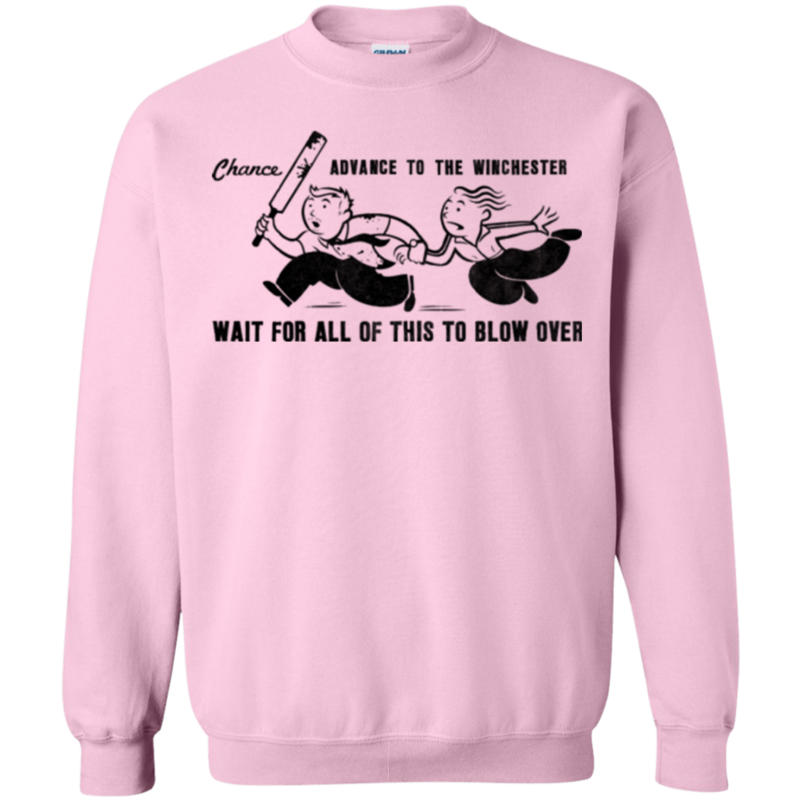 Sweatshirts Light Pink / Small Shauns Last Chance Crewneck Sweatshirt