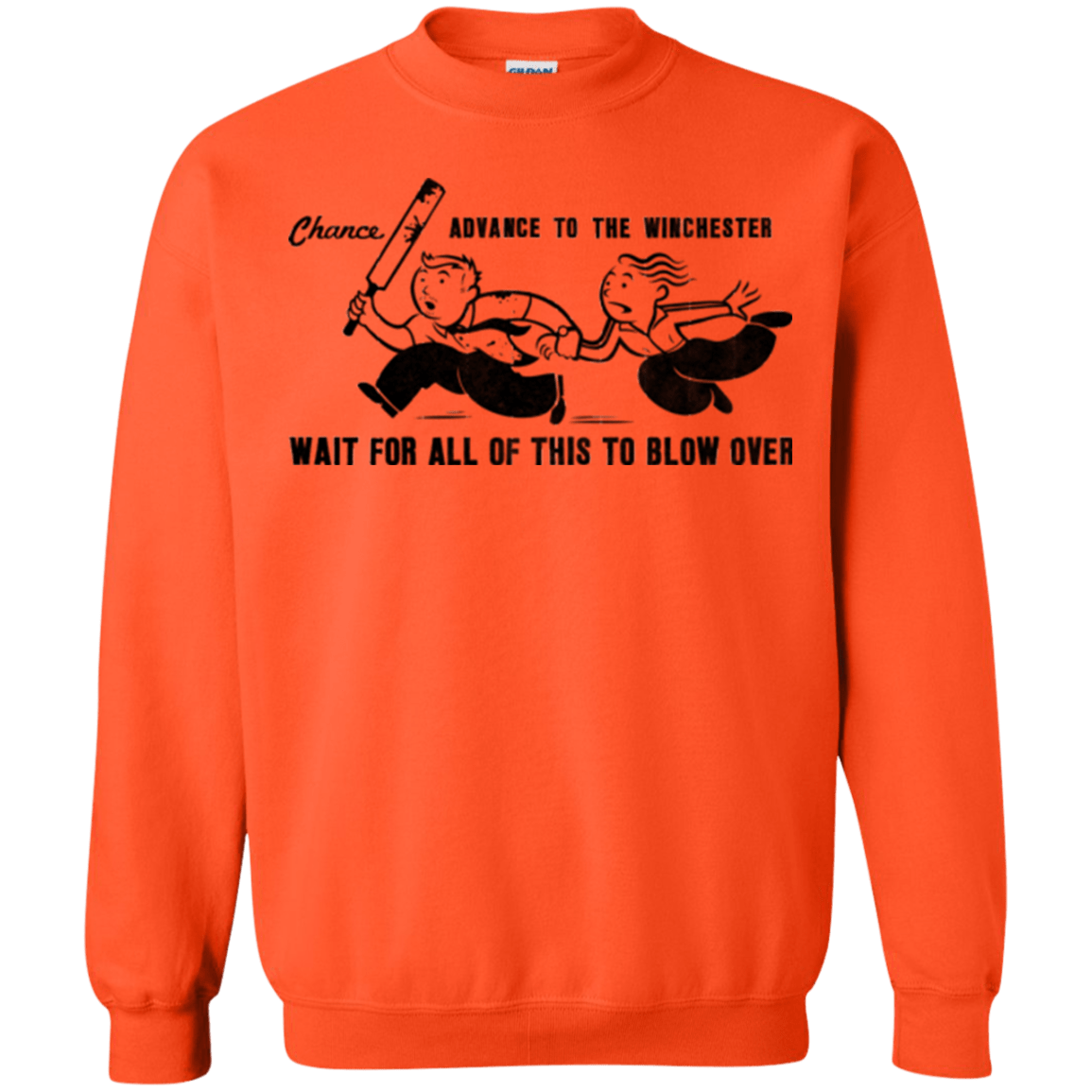 Sweatshirts Orange / Small Shauns Last Chance Crewneck Sweatshirt