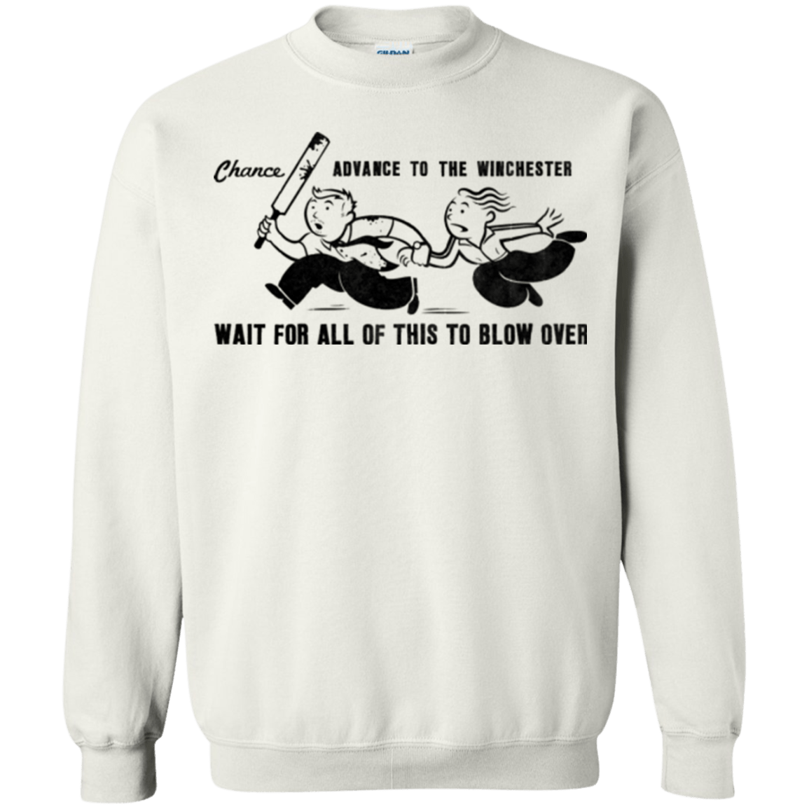 Sweatshirts White / Small Shauns Last Chance Crewneck Sweatshirt