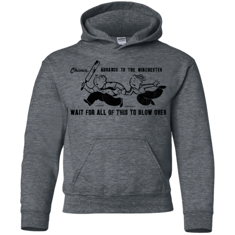 Sweatshirts Dark Heather / YS Shauns Last Chance Youth Hoodie