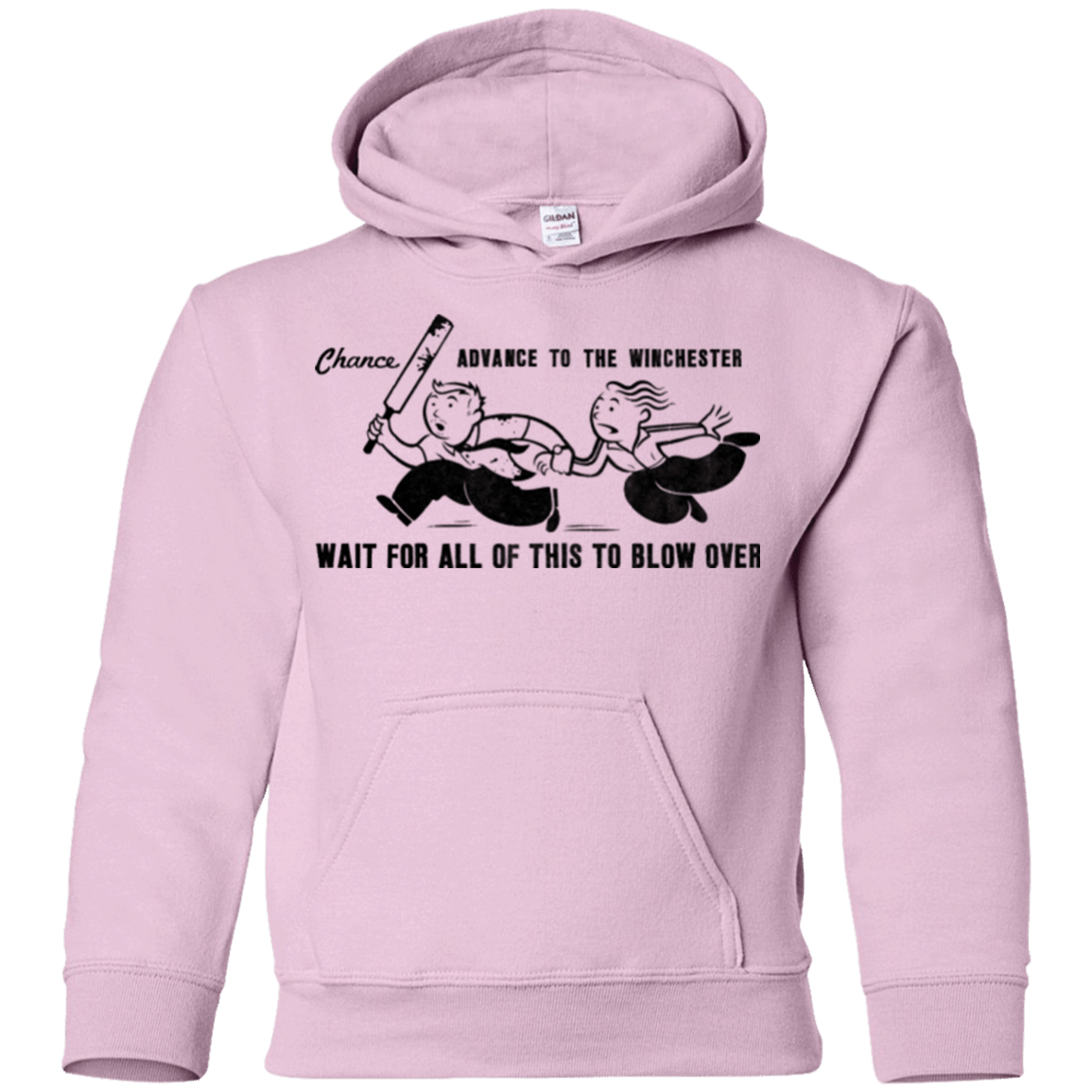 Sweatshirts Light Pink / YS Shauns Last Chance Youth Hoodie