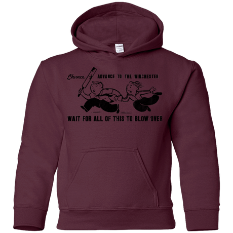 Sweatshirts Maroon / YS Shauns Last Chance Youth Hoodie