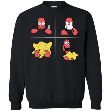 Sweatshirts Black / S Shaving Process Crewneck Sweatshirt