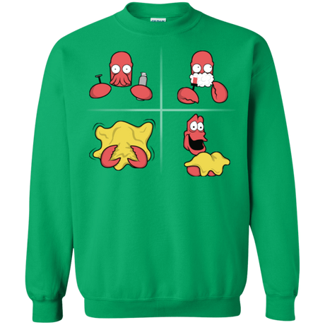 Sweatshirts Irish Green / S Shaving Process Crewneck Sweatshirt