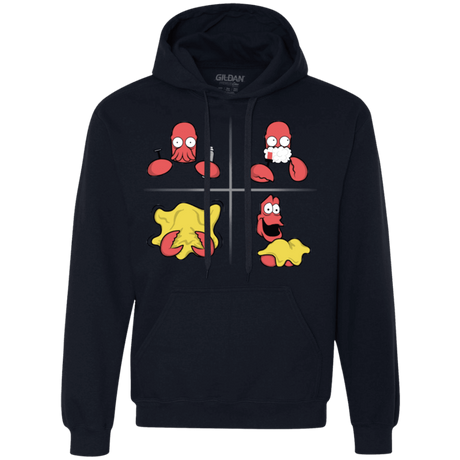 Sweatshirts Navy / S Shaving Process Premium Fleece Hoodie