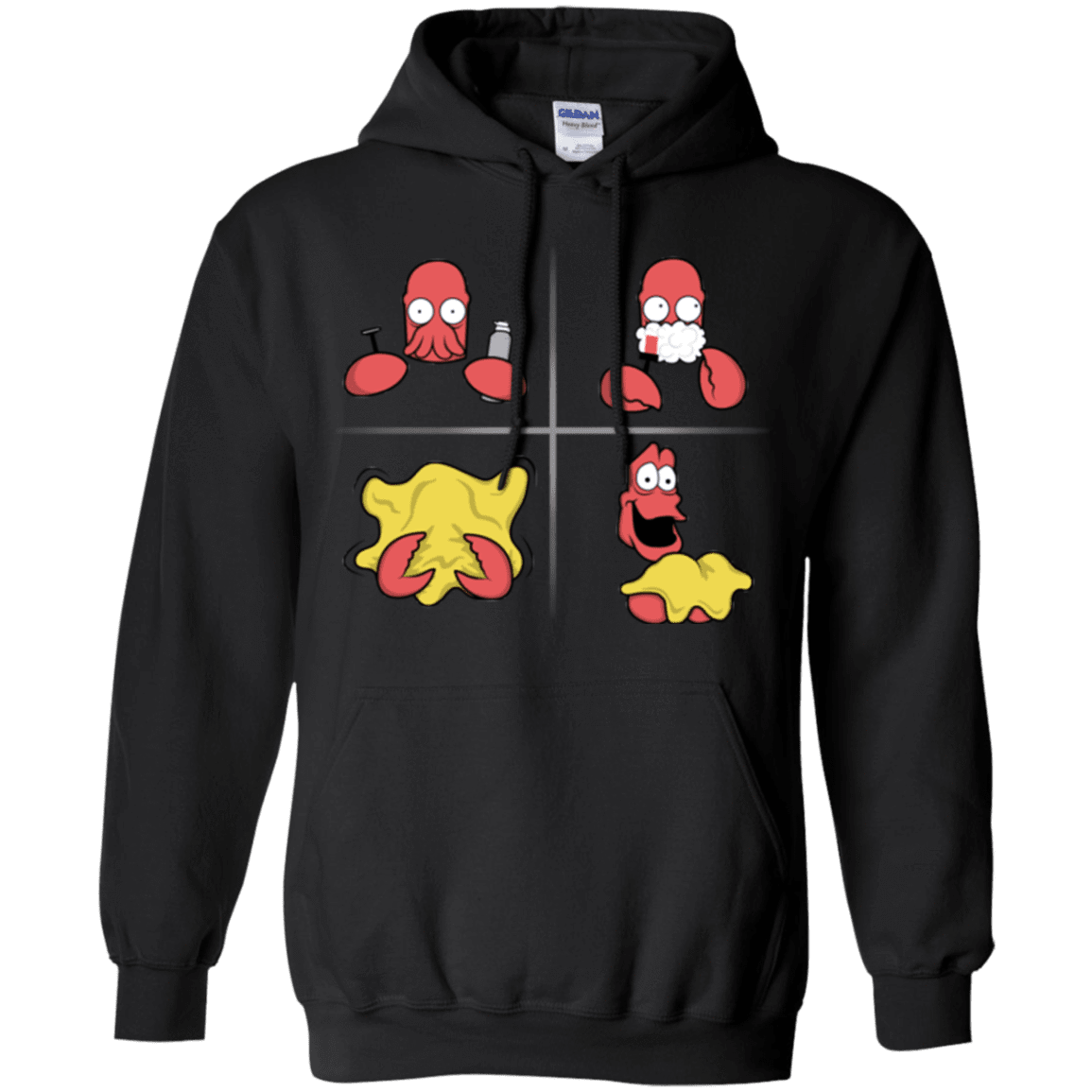 Sweatshirts Black / S Shaving Process Pullover Hoodie